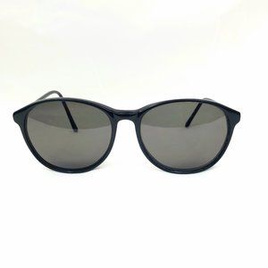 Classic Retro Slim Black Round Full Rim Black Polarized Lens Sunglasses ES1368